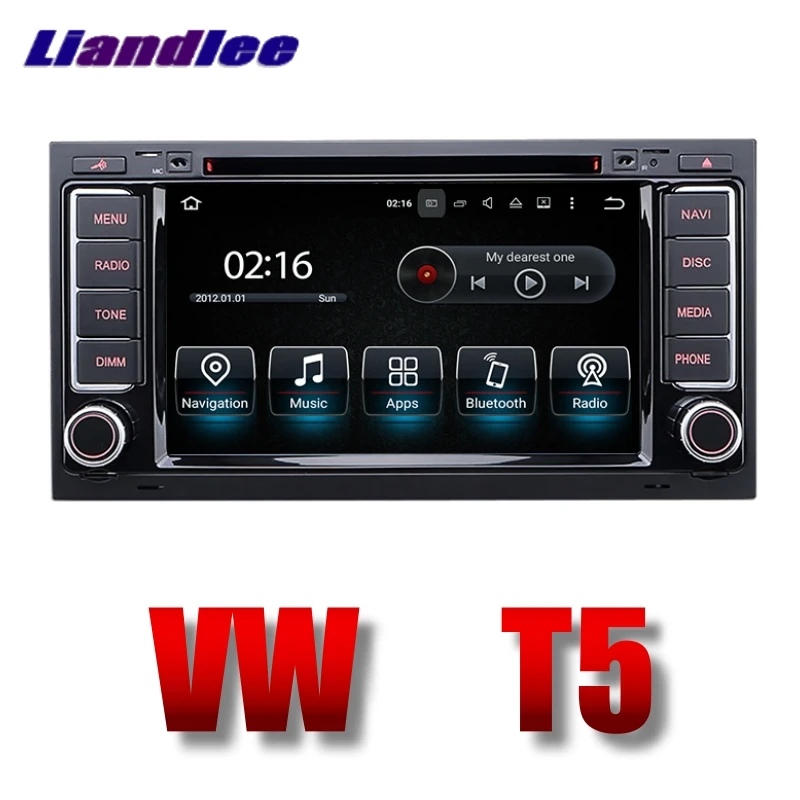 Liandlee автомобильный мультимедийный плеер NAVI для Volkswagen VW Touareg T5 транспортер