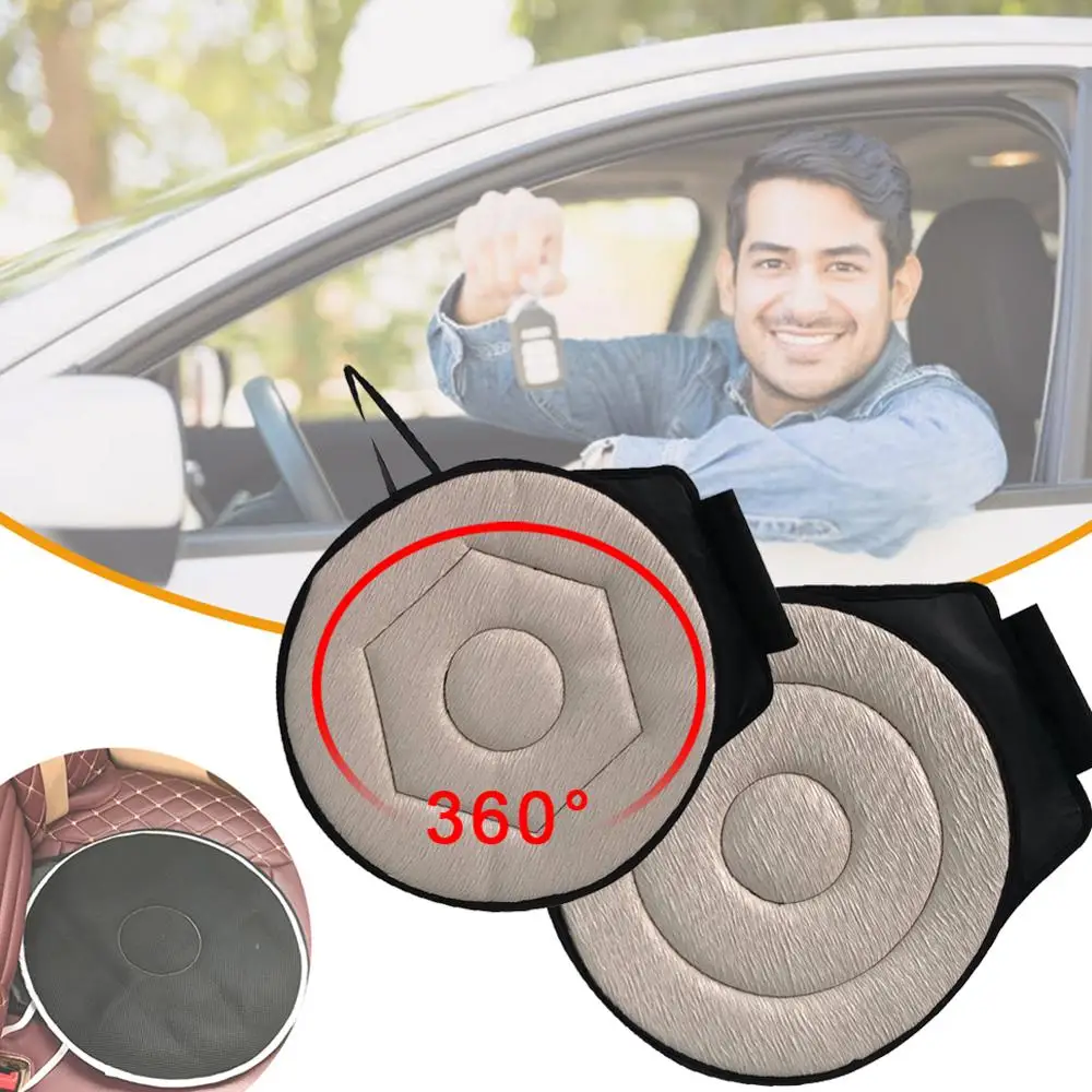 

Swivel Seat Cushion 360°Rotating Pain Relieving Seat Pad for Old Man Pregnant Women Kids, Cars Office Chairs or Home