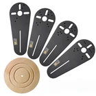 Фрезерный станок по дереву, для резки круга, для Bosch Makita RT0700C, электрический ручной триммер для деревообработки фрезерный круг