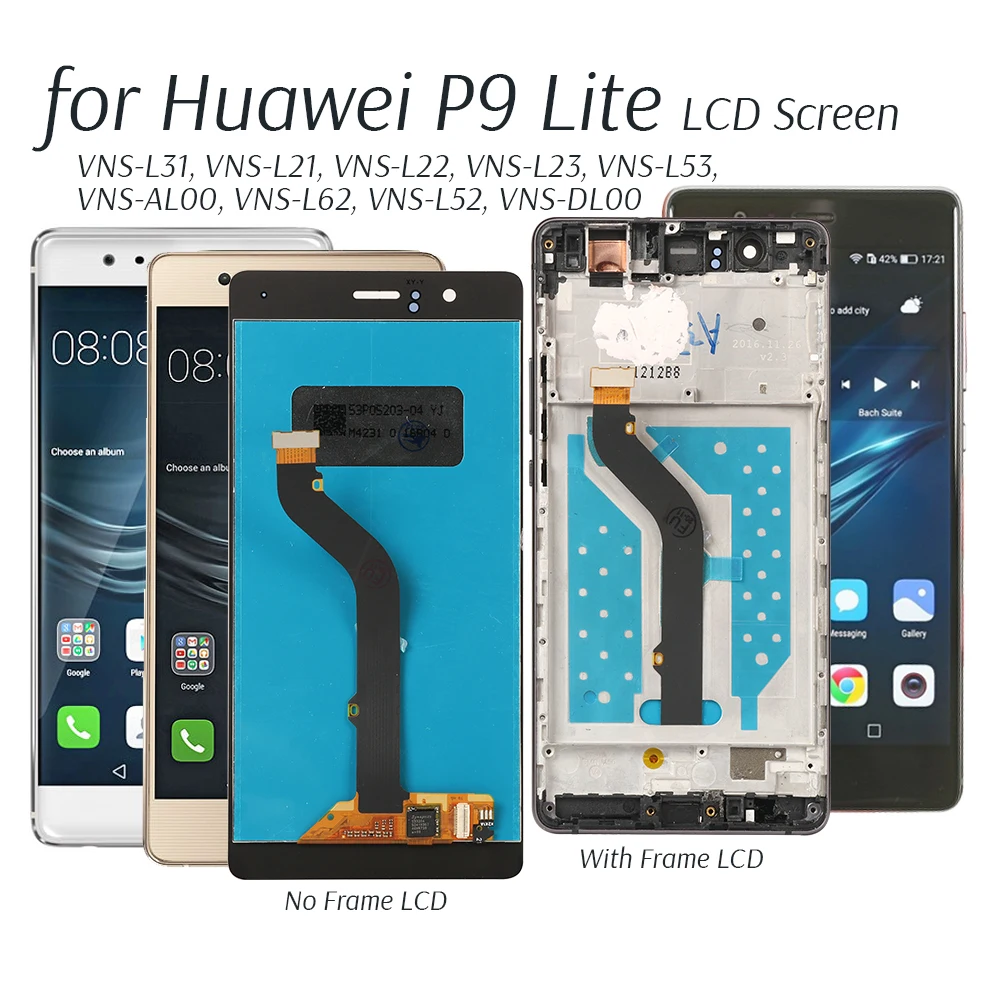 Дисплей для Huawei P9 Lite VNS L31 L21 L22 L23 L53 ЖК дисплей и сенсорный экран замена
