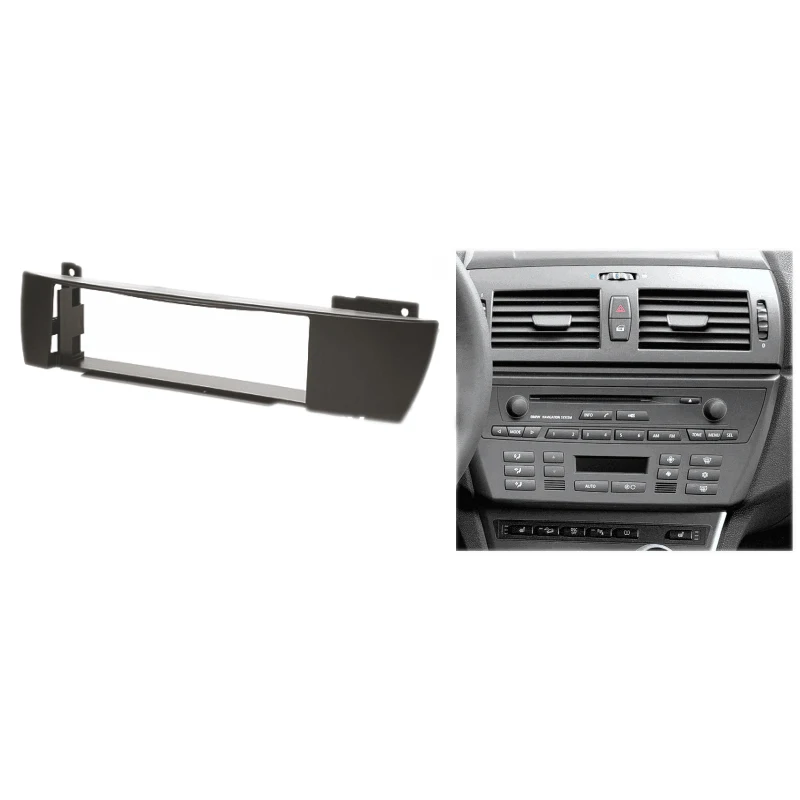 AL21 -1 Din автомобильный стерео радио обшивка панель фасции Рамка комплект для BMW X3 E83