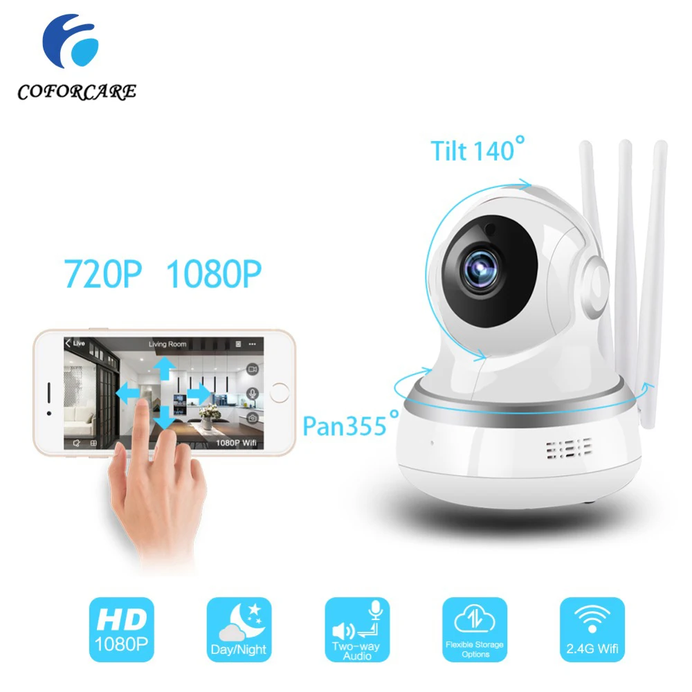2020 Беспроводная IP камера 1080P CCTV умное ночное видение Wifi домашняя безопасности