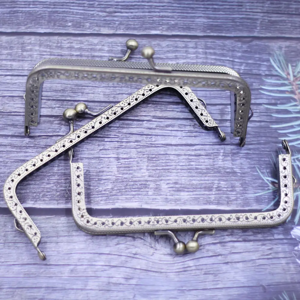 10 шт. прямоугольные мини кошельки с металлической рамкой 12 5 см|Детали и