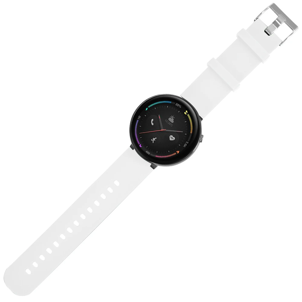 HANGRUI для Xiaomi Huami Amazfit Watch 2/Amazfit Verge 2/A1807 мягкий силиконовый спортивный ремешок на запястье ремешок быстросъемный браслет