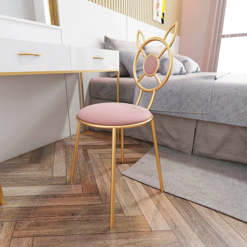 Скандинавский роскошный стул для столовой туалетный столик современный простой