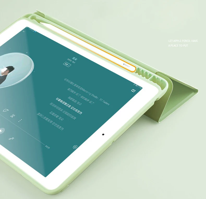 Для iPad 9.7 Чехол 2021 M1 Pro 11✐.9✐.5ɺir 3/4 ✐.2 дюйма 2018 2019 2020 мягкий чехол с