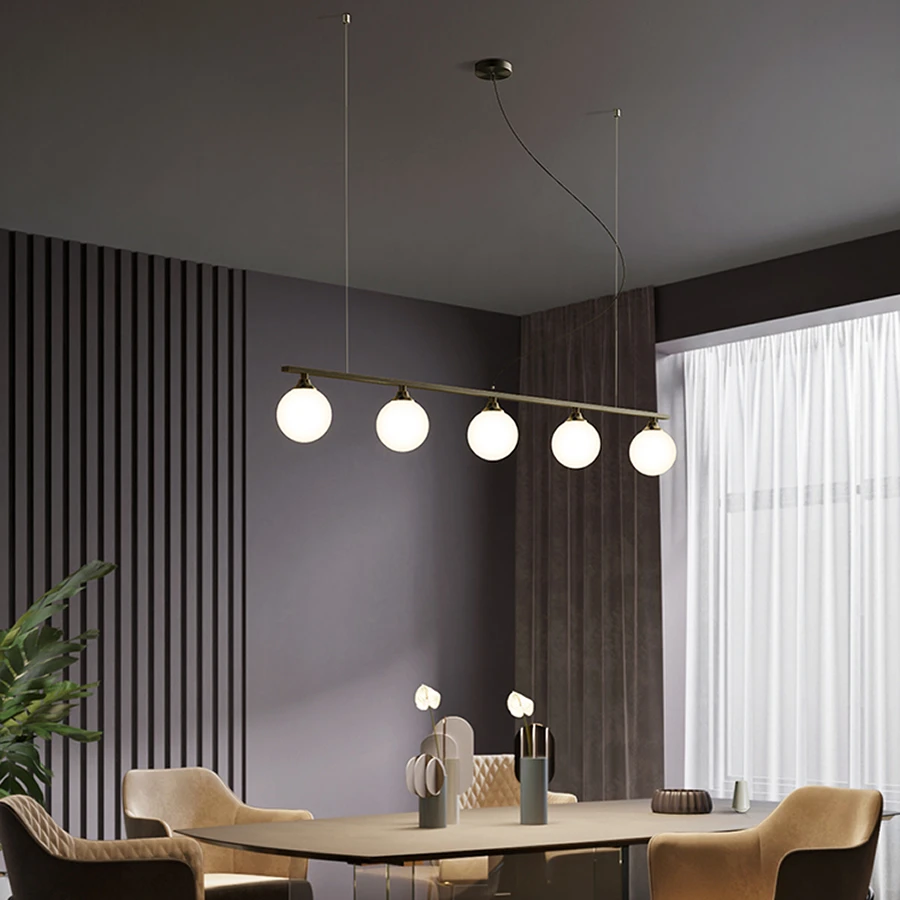 Светодиодная люстра в винтажном стиле подвесной светильник горизонтального