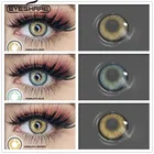Контактные линзы EYESHARE, 2 шт., цветные, для глаз, голубого цвета