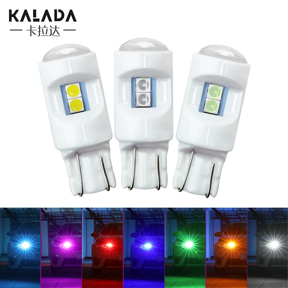 10 шт высокое яркий Автомобильный светодиодный свет T10 194 для авто интерьер купола