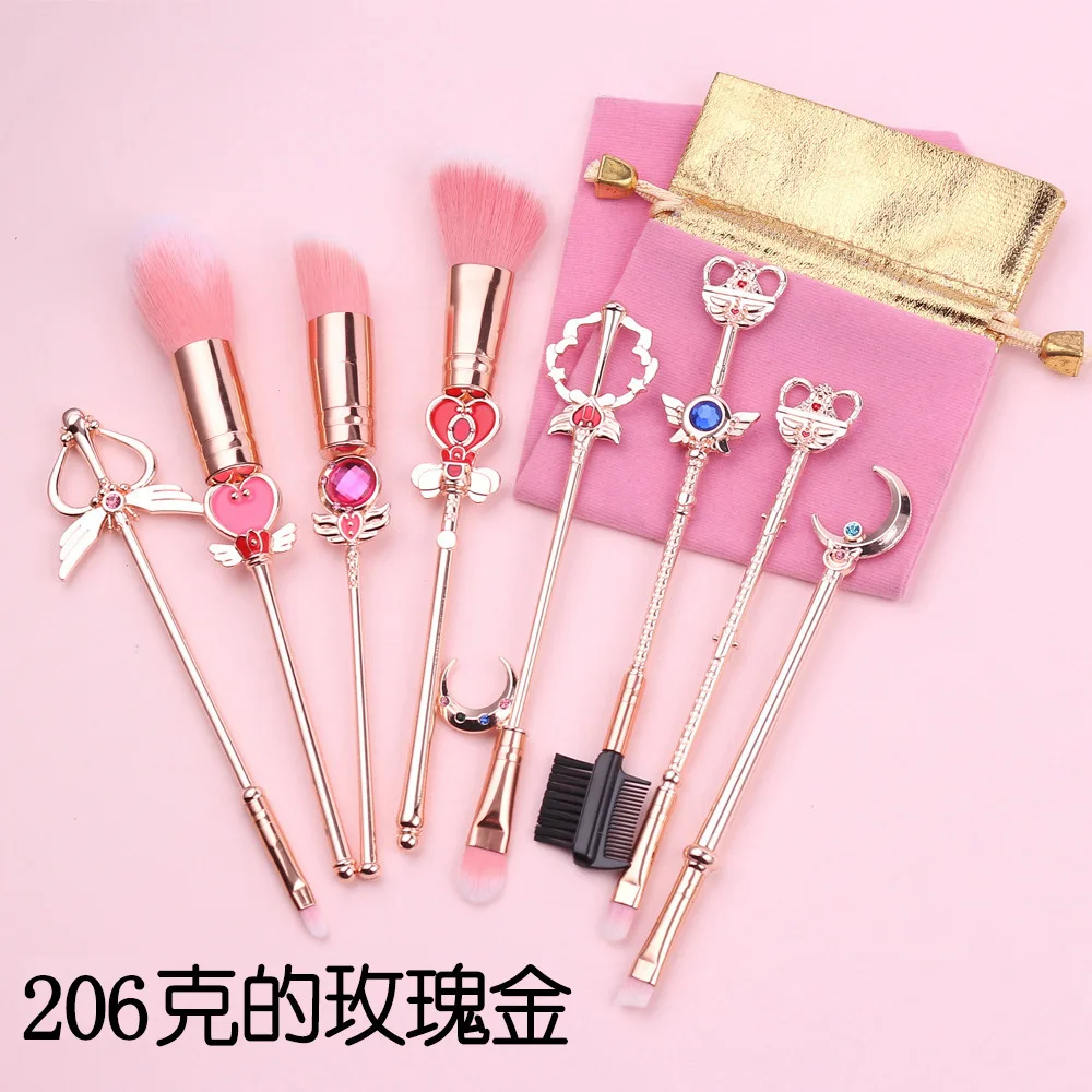 Мультяшный аниме Сейлор Мун Косметическая кисть Косплей конфеты реквизит