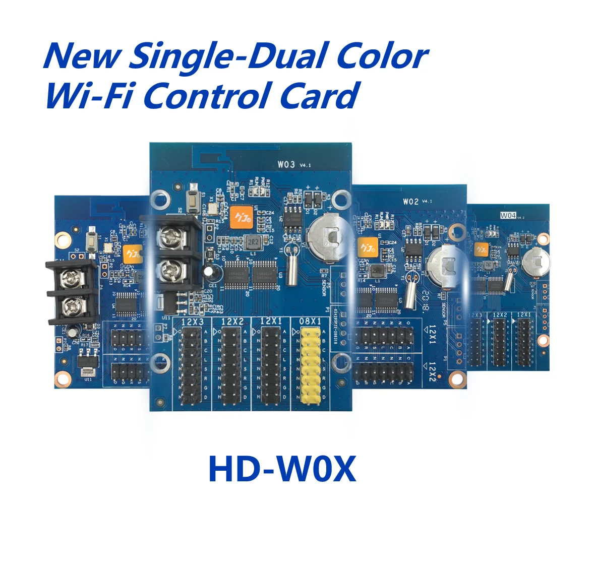 Huidu HD W00 W02 W03 W04 управляющая карта Одноцветный Wi Fi контроллер для наружной