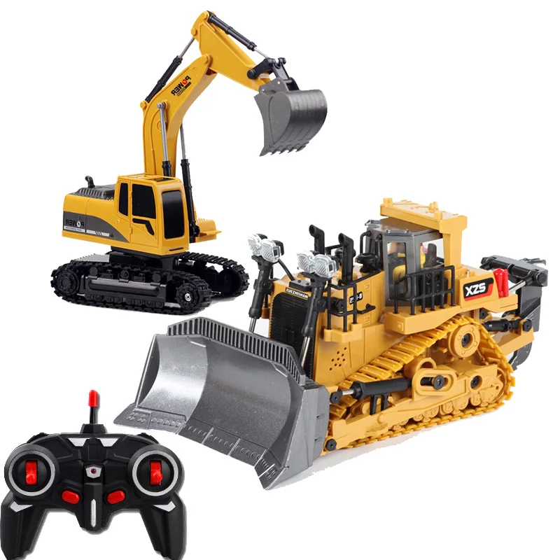 Экскаватор на радиоуправлении модель 1:24 грузовик электрический автомобиль RTR