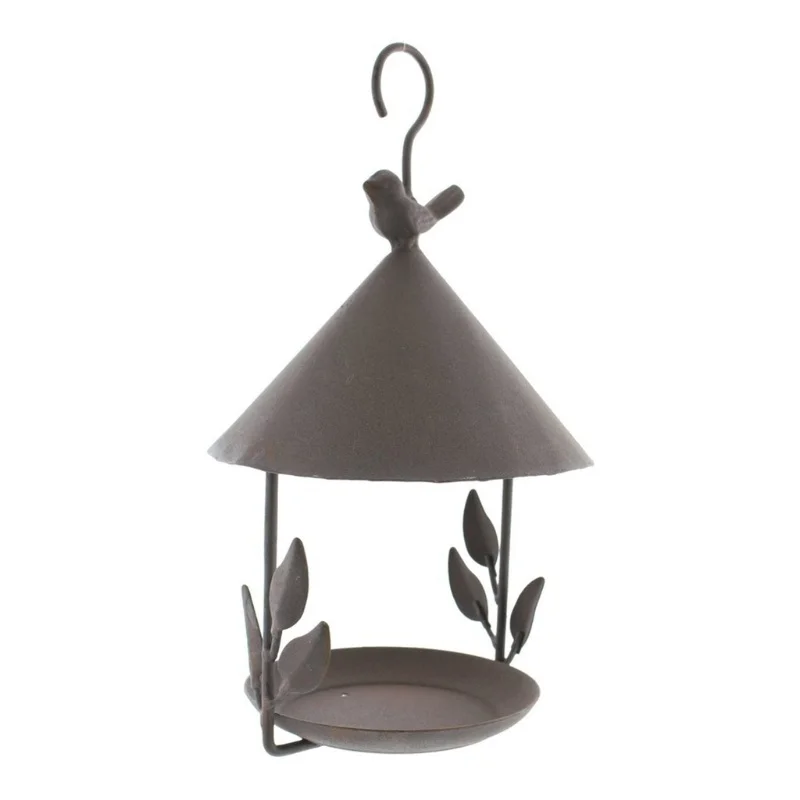 

Bird Feeder Bird Outdoor Iron Rainproof Windproof Hanging Style Feeder Dropshipping