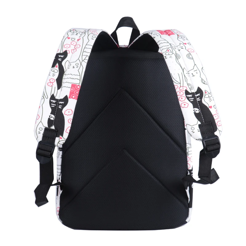 Модный школьный рюкзак для подростков девочек с цветочным принтом Женский