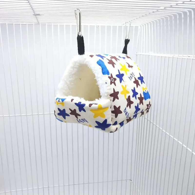 Теплый мягкий удобный домик для домашних животных хомяков грызунов маленьких