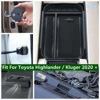 center console storage box for toyota highlander kluger 2020 2021 2022 door stop rust cover engine scoop air vent trim plastic