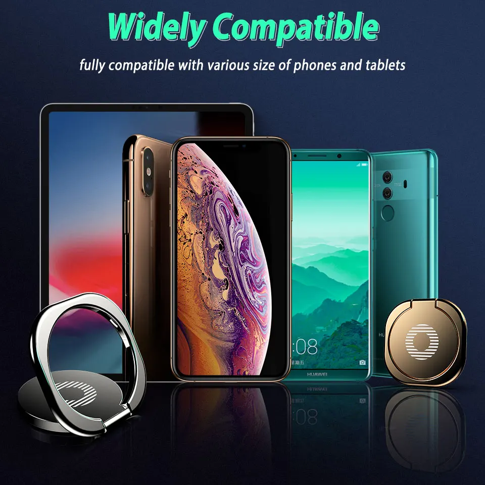 Магнитный автомобильный мини держатель для мобильного телефона черный Meizu 7 E2 M6