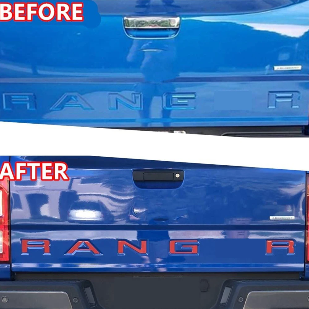 1 комплект подходит для 3D этикетки автомобиля Ford RANGER наклейки на заднюю машину