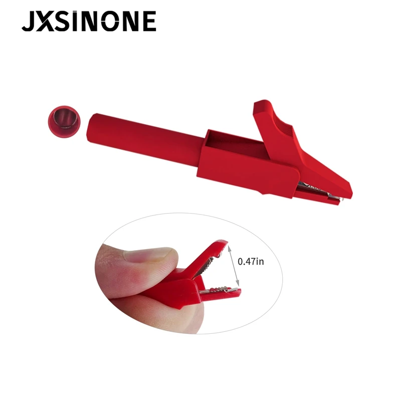 Набор тестовых щупов JXSINONE P1043B с вилкой типа банан 4 мм безопасной иглой для
