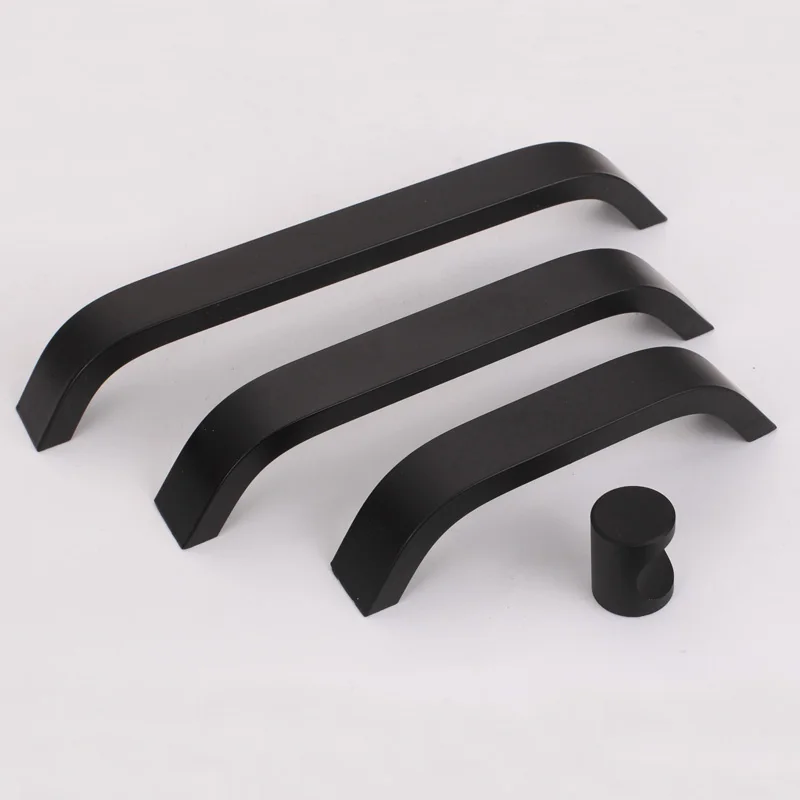 1 шт. Современные Простые пространства алюминиевые ручки для шкафа и Европейский