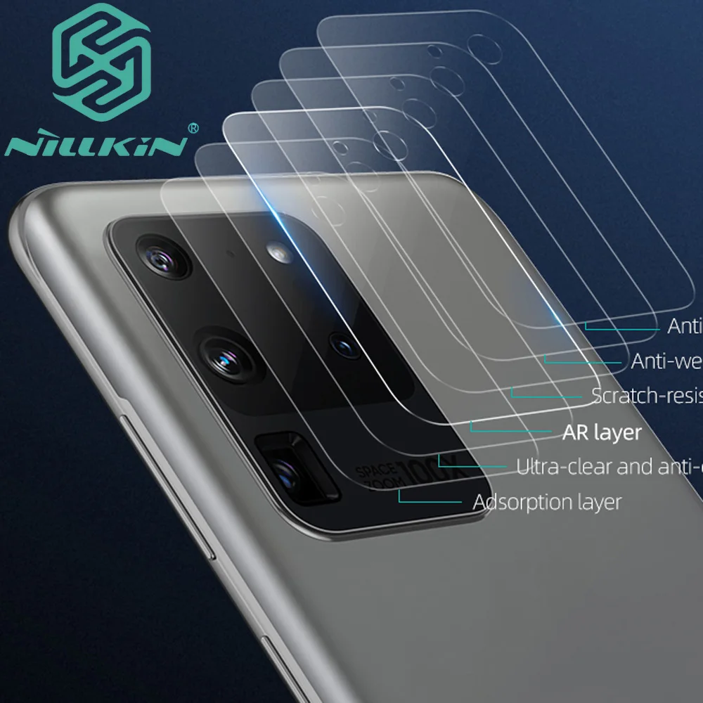 Защитная пленка Nillkin для объектива камеры Samsung Galaxy S20 Ultra Plus|Защитные стёкла и