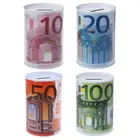 Креативная копилка с металлическим цилиндром евро доллара, копилка, копилка, украшение для дома