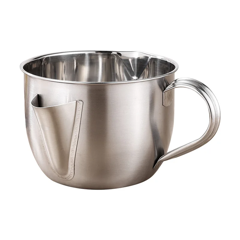 

304 stainless steel filter kitchen household soup oil separation oil separation oil bowl filter kettle