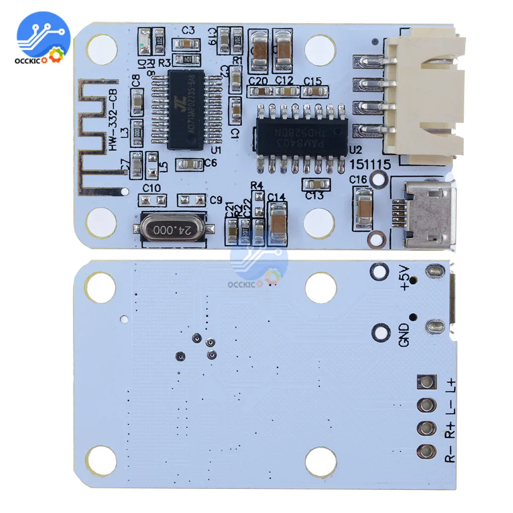 Плата усилителя плата аудиоприемника Bluetooth 4 0 беспроводного модуль в комплекте