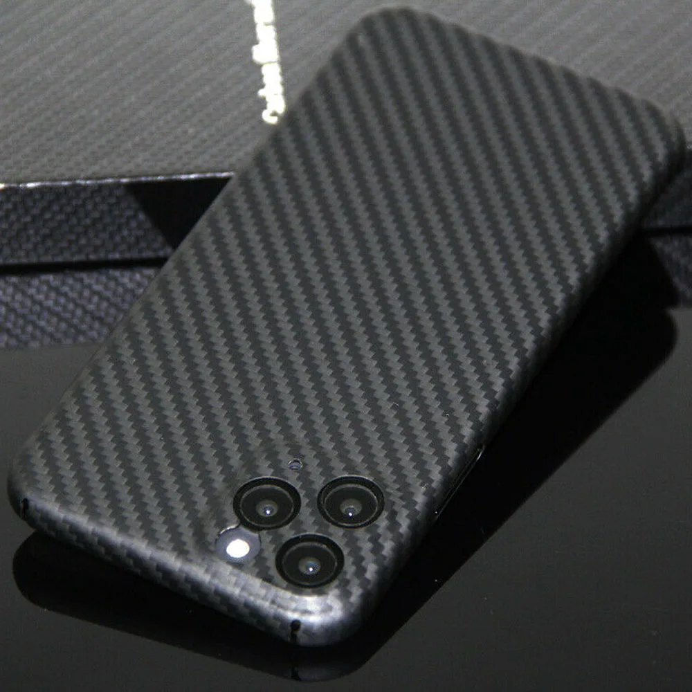 Фото Чехол из углеродного волокна для iPhone 12 Mini Pro Max 11 Pro Max 100% №5