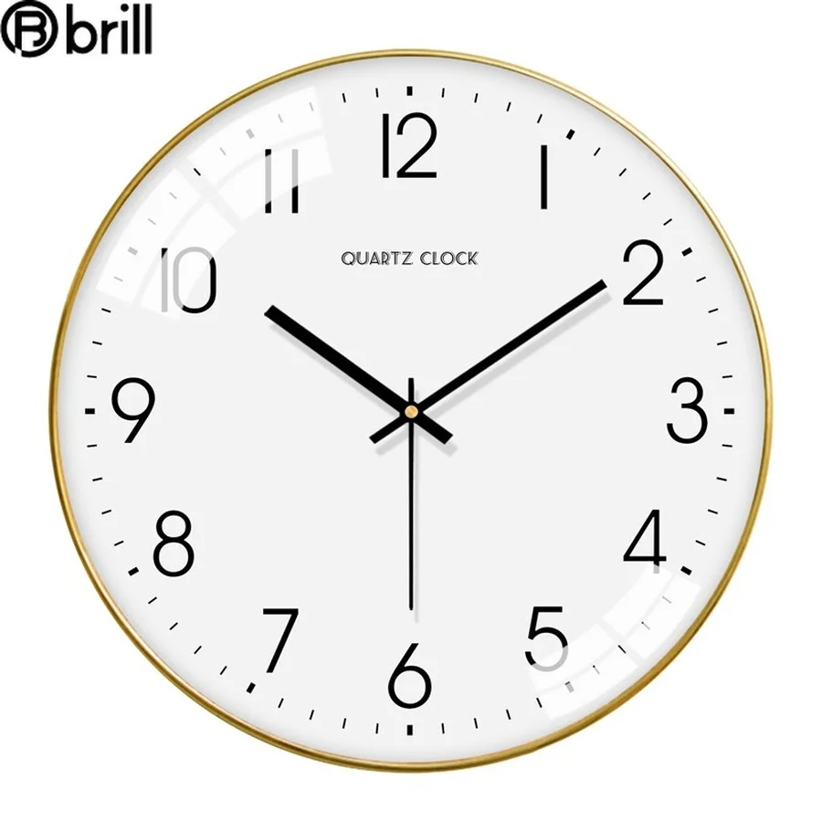 

Creative Gold Retro Wall Clock Kitchen Living Room Clock Mechanism European Art Mute Picture Clock Vintage 3d Home Decorations