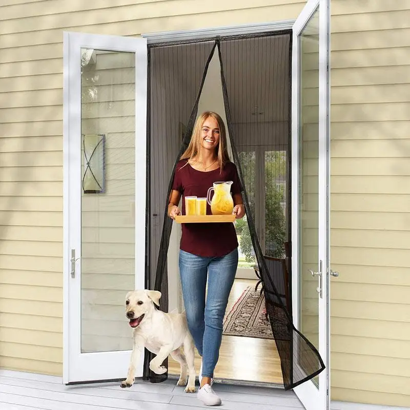 

Summer Anti Mosquito Insect Fly Bug Curtains Magnetic Net Mesh Automatic Closing Door Screen Kitchen Curtain screen door