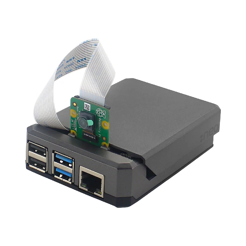 Чехол Argon NEO Raspberry Pi 4 Модель B корпус из алюминиевого сплава раздвижная Магнитная крышка GPIO ссылка пассивное охлаждение Тонкий чехол