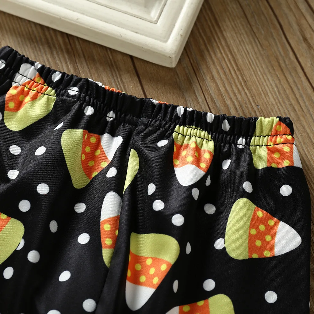 Комплекты одежды для девочек на Хэллоуин 2 предмета детское платье с оборками