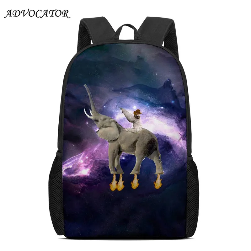 New Large Schoolbag Cute Student School Backpack Cartoon Sloth Printed Waterproof Bagpack for Teenage Girls Kids Mochila Escolar