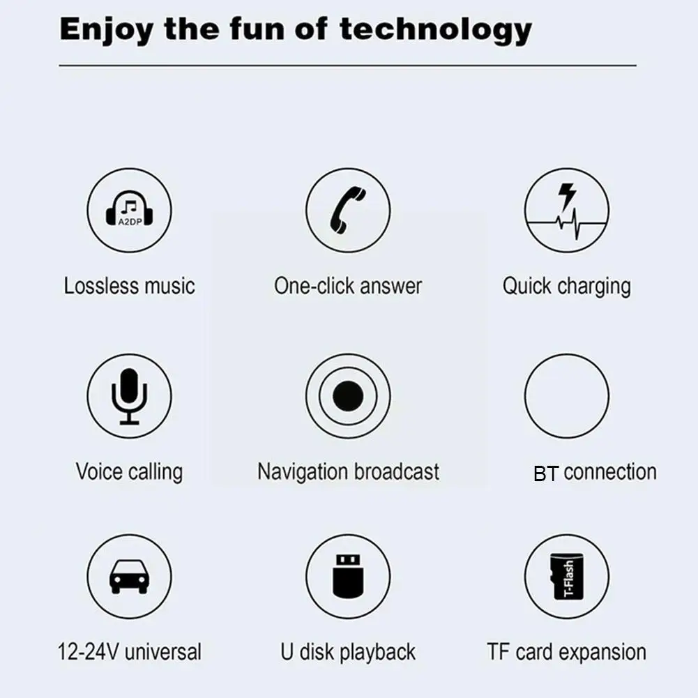 

FM-трансмиттер автомобильный с Bluetooth, mp3-плеером, 2 чипа