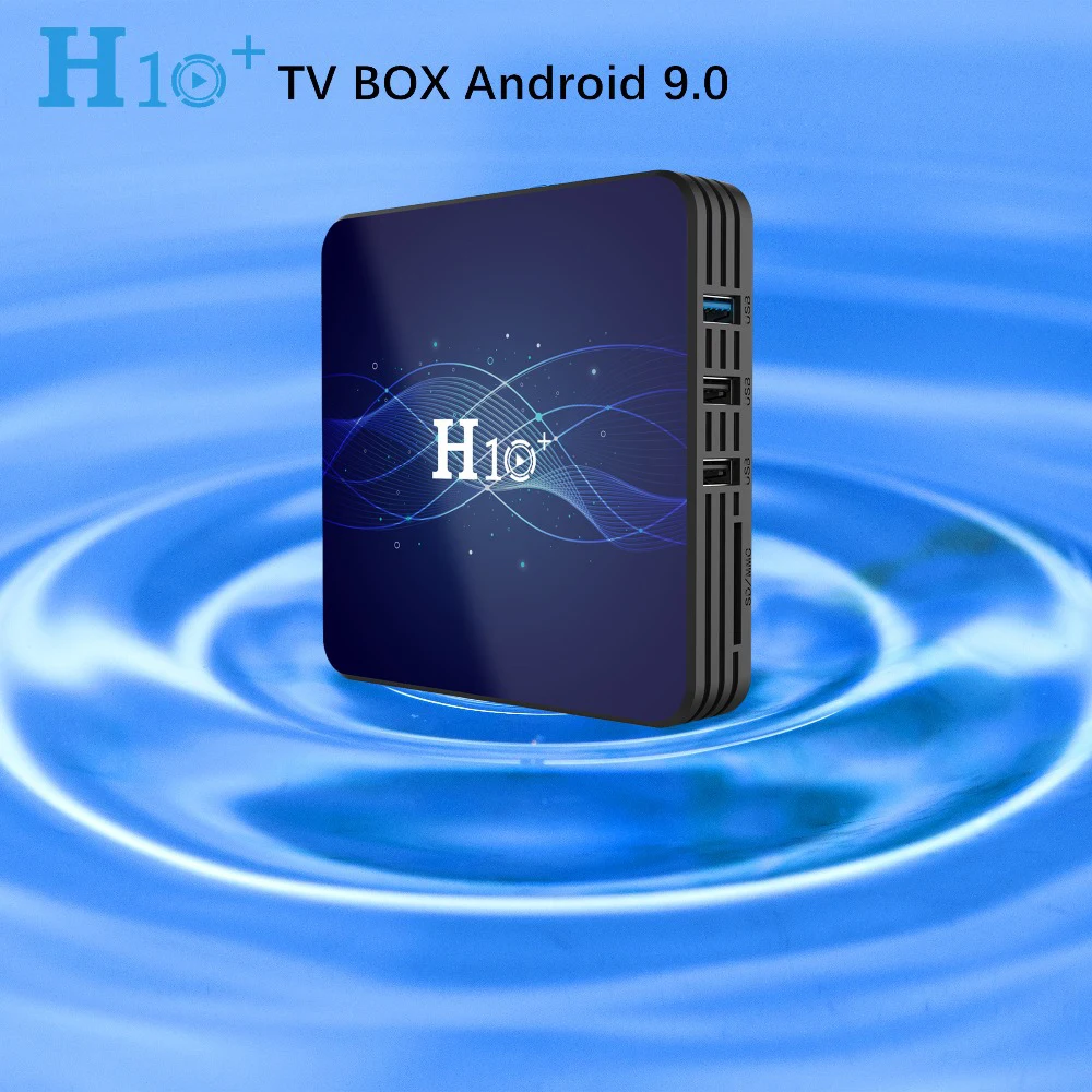 LED Display WIFI 4K Smart Media Player Android 9.0 H10+ Smart TV Box Dual Band Wifi Bluetooth 4.0 2+16G TV Box