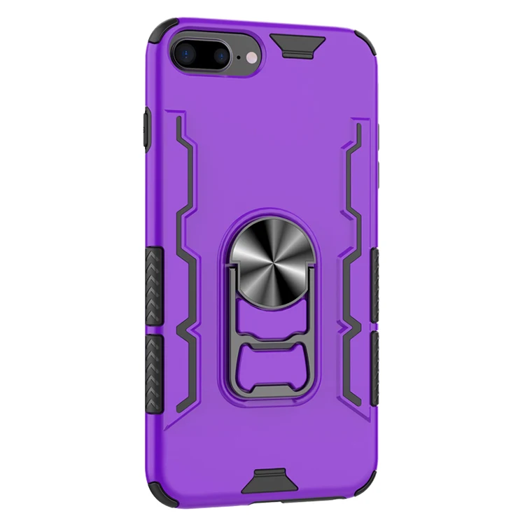 Бронированный магнитный металлический чехол с кольцом для iPhone 6 6S 7 8 PLUS X XS MAX XR 11 Pro