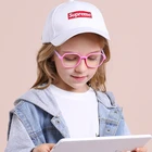 YIMARUILI Детские противосиние ультрафиолетовые ультралегкие модные силиконовые защитные очки с оправой для очков для мальчиков и девочек F8279
