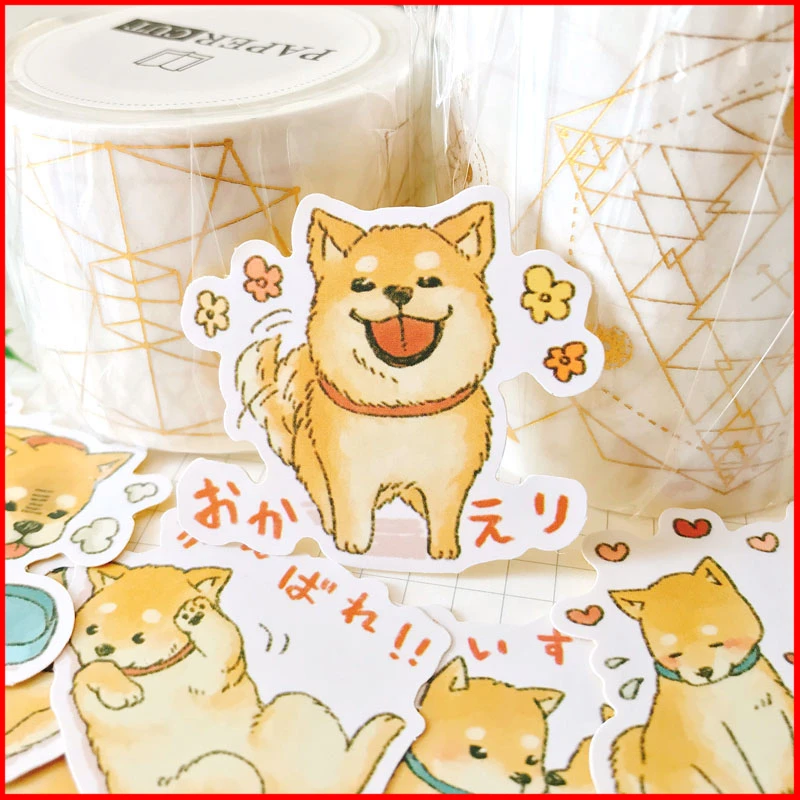 Животное Шиба ину собака Персонализированные альбом для стикеров Скрапбукинг