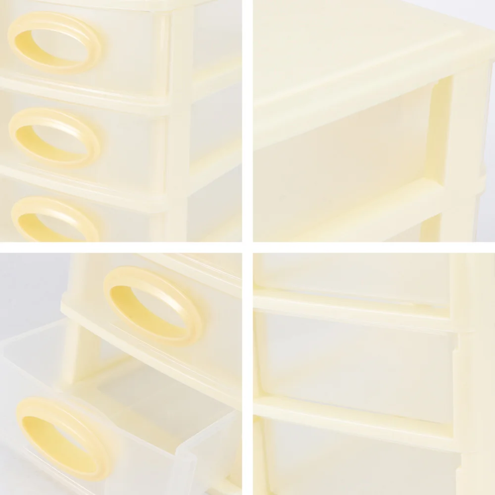 

1Pc Desk Storage Box Stationery Storage Cabinet Drawer Type Cabinet for Home