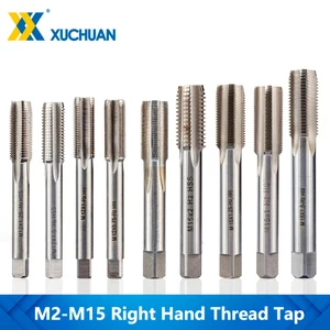 Резьбовой подшипник, стальной конический кончик, правая канавка, механический Метчик M2-M15 для металлообработки, обработка форм, Резьбонарезной инструмент
