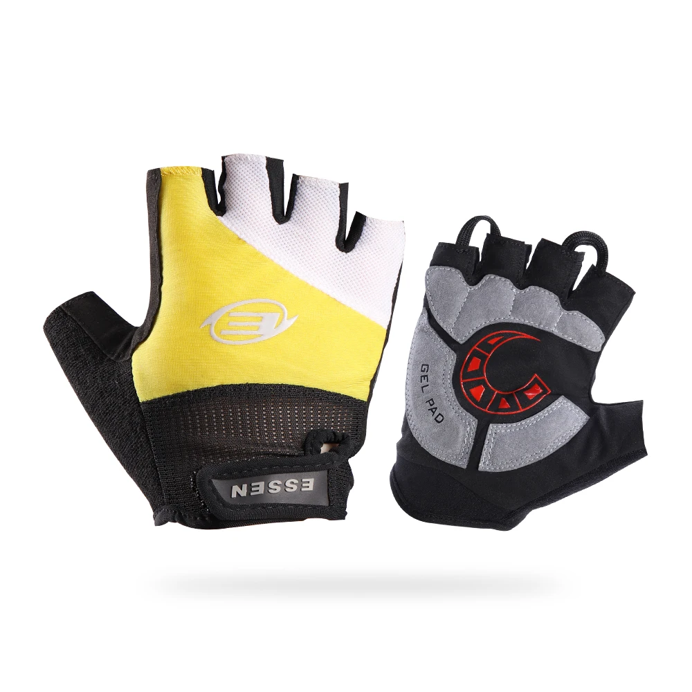 Мужские и женские велосипедные перчатки с полупальцами противоскользящие