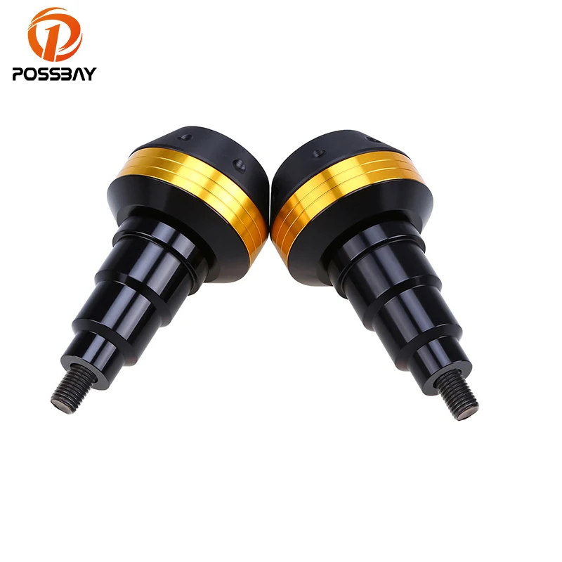 Желтые Защитные противоударные слайдеры рамы POSSBAY для мотоцикла Противоударные