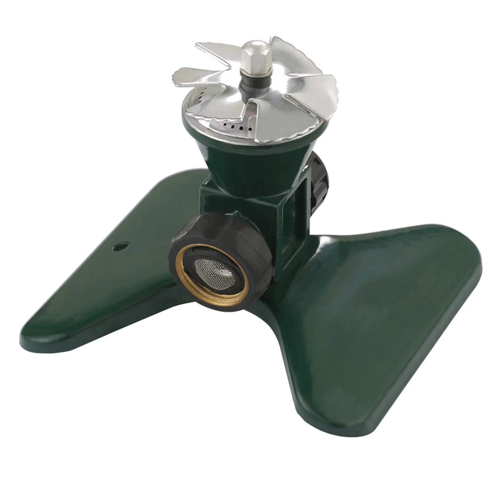 

Yard Garden Sprinkler Tools 360 Degree Rotate Irrigation System Heavy Duty Metal Construction Kids Playtime Automatic Watering