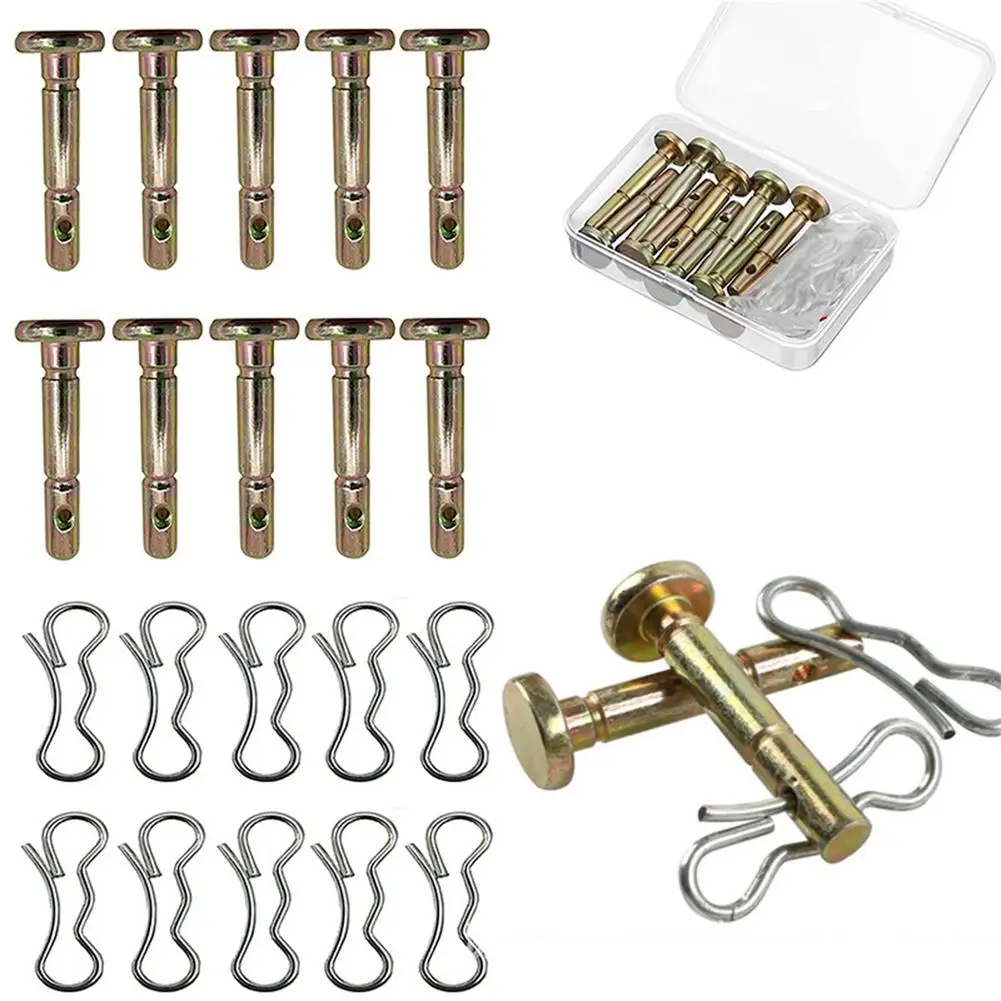 

738-04124A And 714-04040 Shear Pins And Cotter Pins 22 Pcs Shear Pins And 22 Pcs Cotters Pins For Snowblower Compatible With M