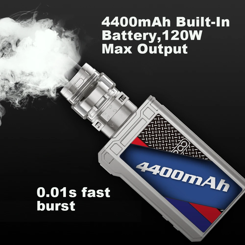Оригинальный набор VOOPOO ALPHA ZIP Mini Vaper 4400 мАч батарея 120 Вт бокс мод испаритель Vapor Mod