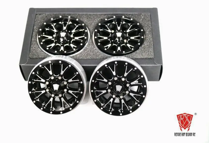 Совершенно новые 2 дюймовые металлические обода Beadlock для 1/10 Rc симуляция