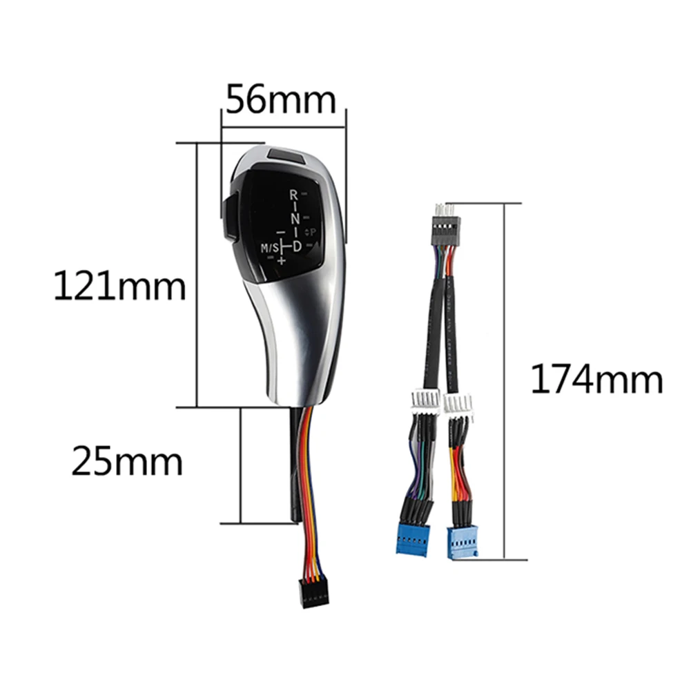 

LED Left-hand Drive Shift Knob E Chassis Button for BMW 3 Series E90 E91 E92