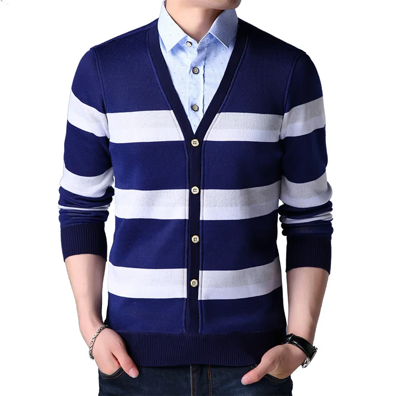 

Clothes 2021 Men Autumn Winter Long Sleeve Pullover Casual Brand New Warm Sweater Pullovers Thickened Shirt Collar Knit Hombre