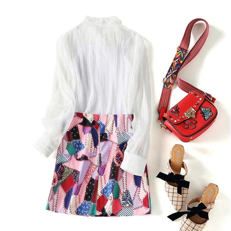 Верхняя юбка Наборы женщин в женских комплектах Сексуальный кружевной осенний